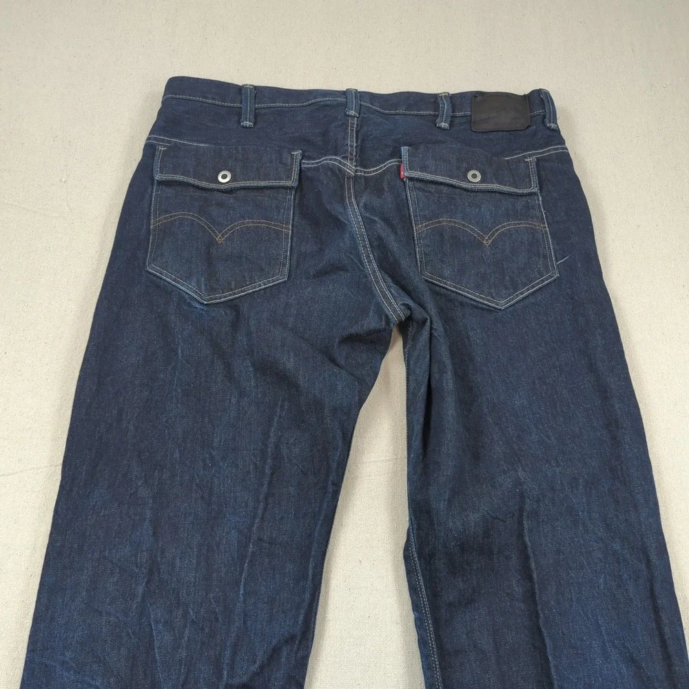 Levis Jeans Mens 40x32‎ Blue 569 Loose Baggy Relaxed Flap Pocket Casual